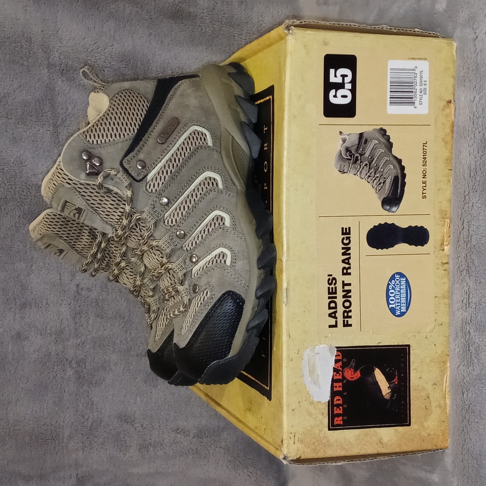 0823 Red Head Leather Waterproof Front Range Shoes